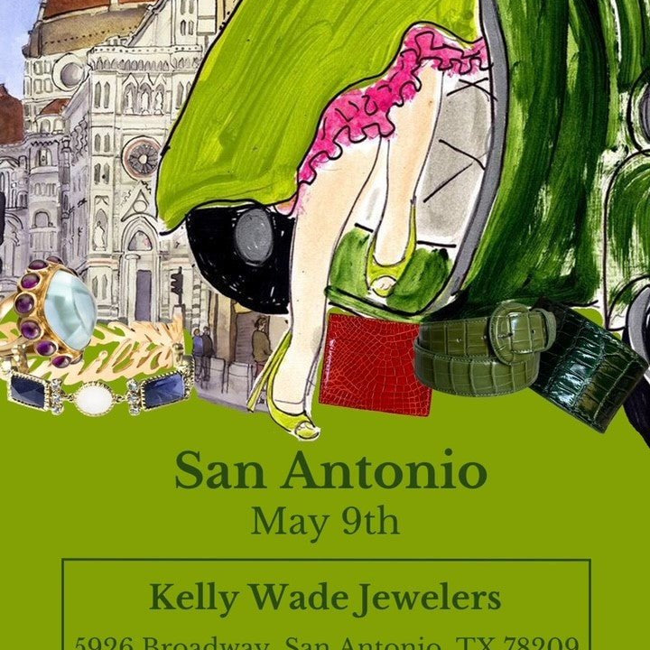 Italian Jewelry and Exotic Leather Goods May 9th! - Kelly Wade Jewelers