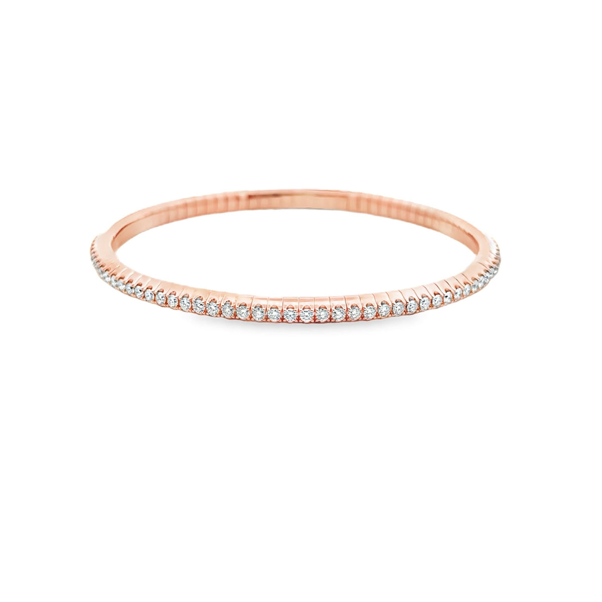 14k rose gold eternity diamond - Kelly Wade Jewelers