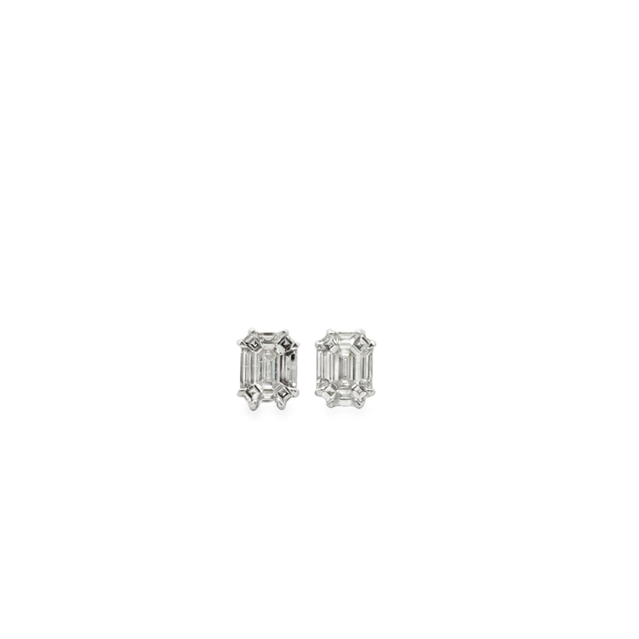 14k white gold rectangular ill - Kelly Wade Jewelers