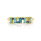 14k yellow gold baguette ombre - Kelly Wade Jewelers