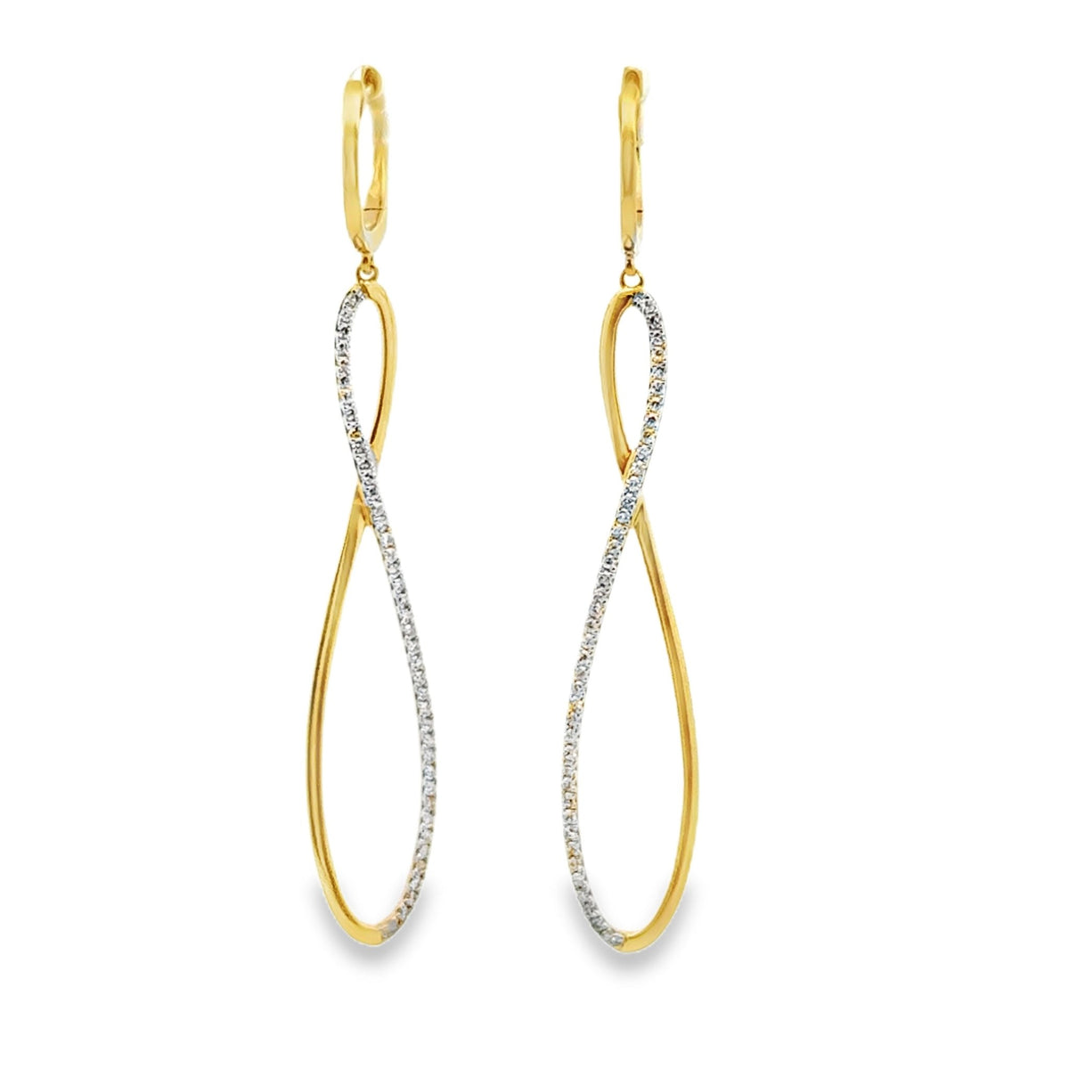 14k yellow gold elongated figu - Kelly Wade Jewelers