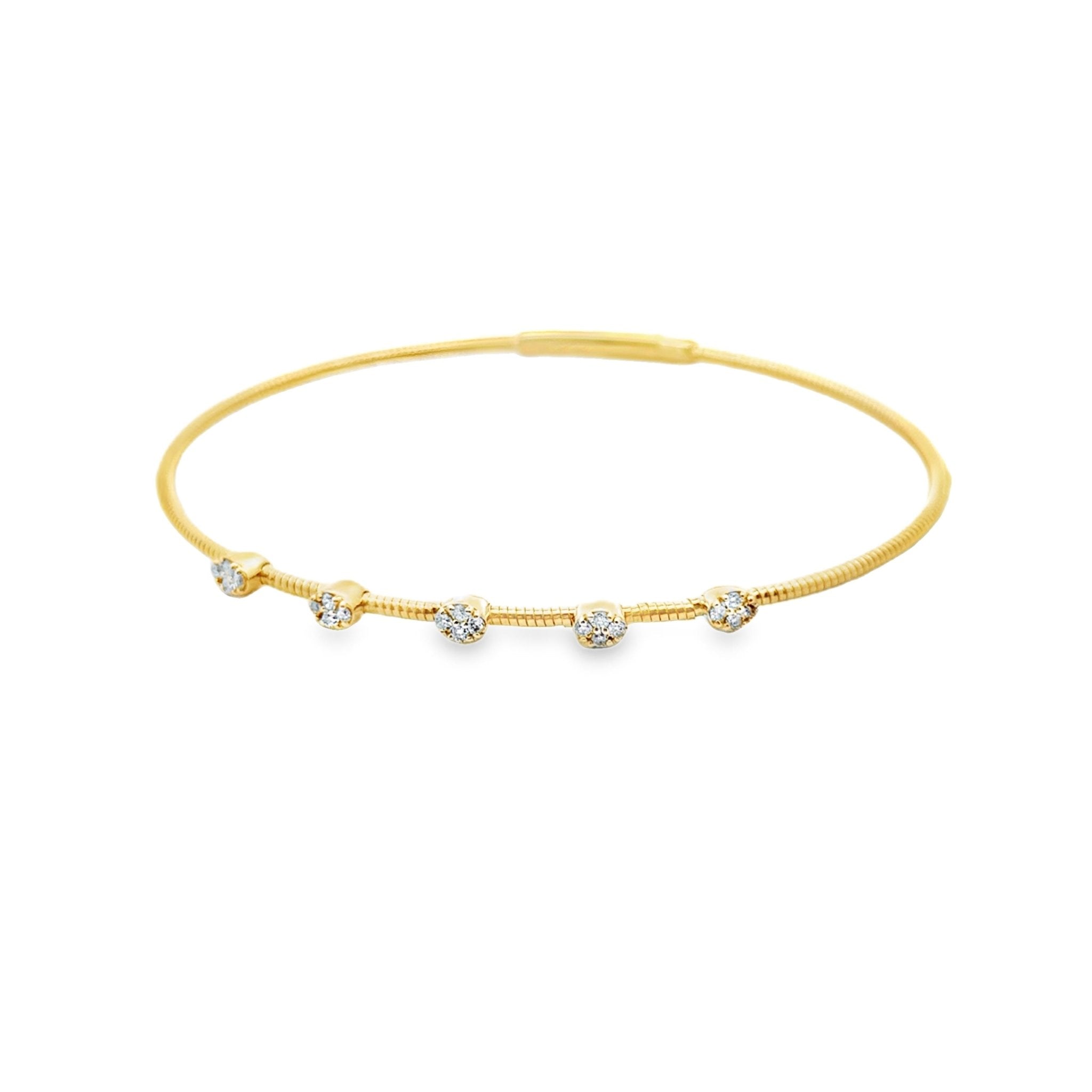 14k yellow gold flexible brace - Kelly Wade Jewelers