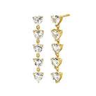 14k yellow gold heart shaped w - Kelly Wade Jewelers