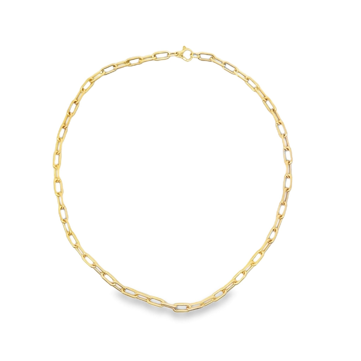 14k yellow gold meduim papercl - Kelly Wade Jewelers