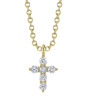 14k yellow gold small diamond - Kelly Wade Jewelers