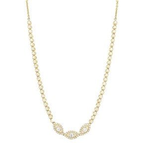 18k yellow gold 3 marquis shap - Kelly Wade Jewelers