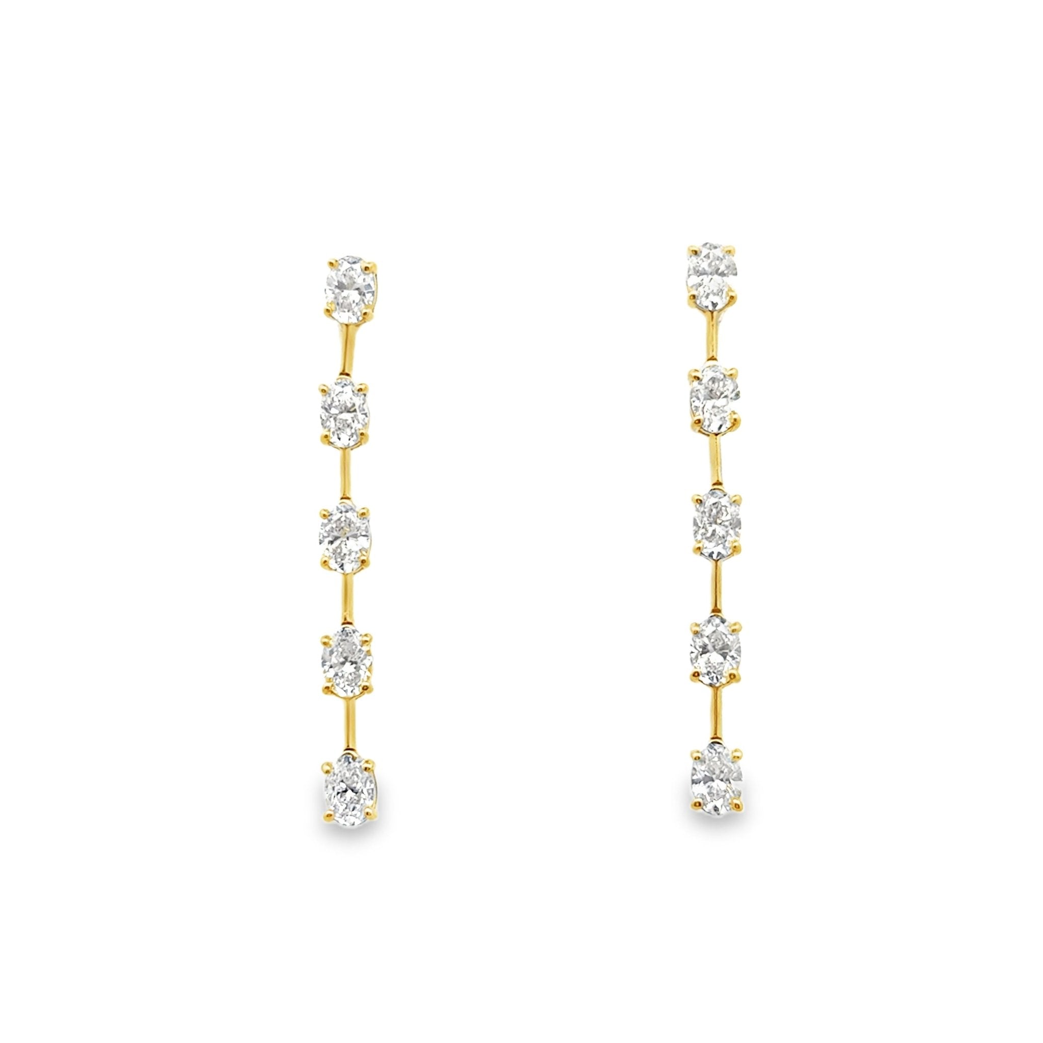 18k yellow gold oval cut diamo - Kelly Wade Jewelers