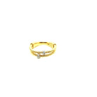 18k yellow gold wrapped double - Kelly Wade Jewelers