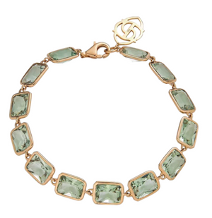 Piranesi green amethyst eternity bracelet