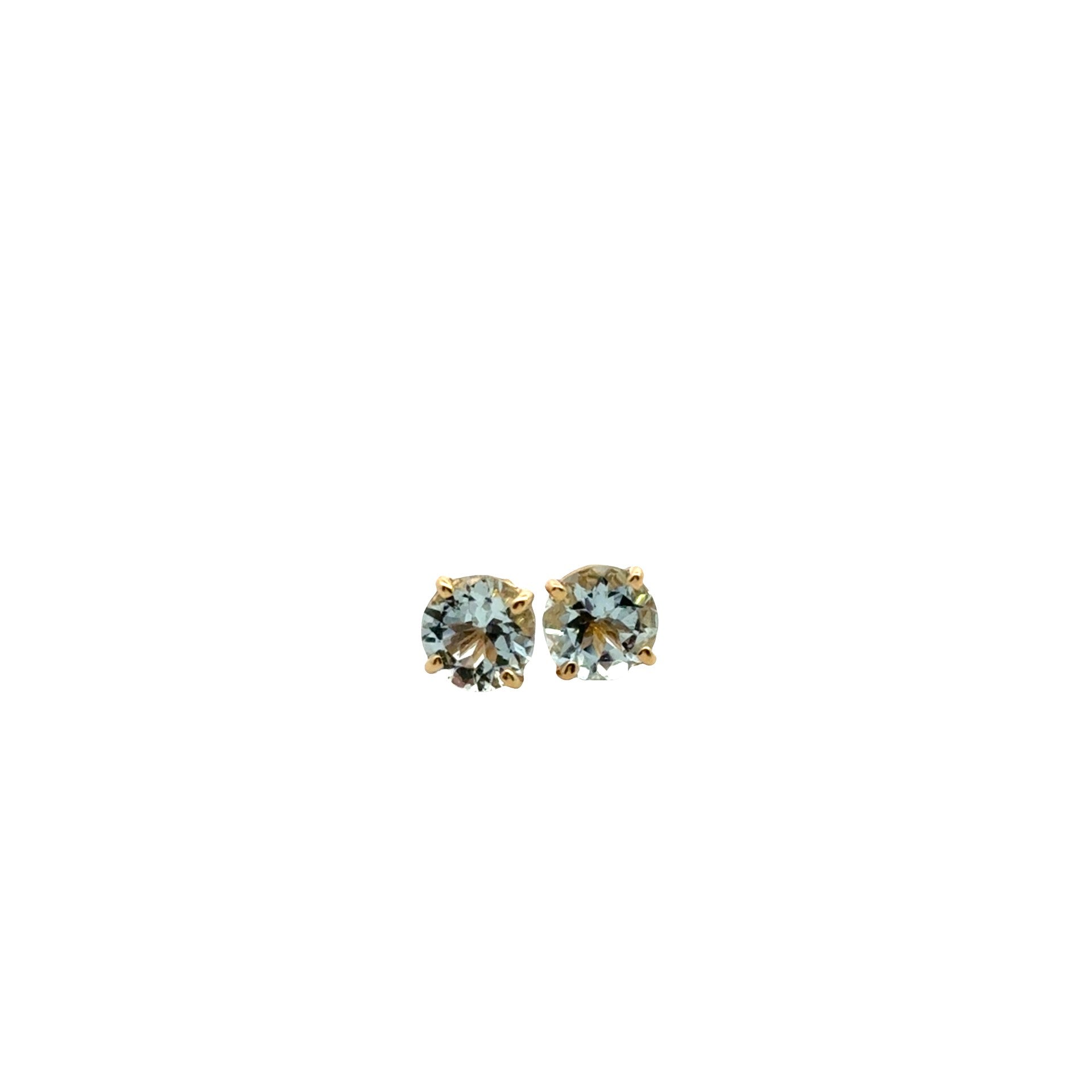 Aquamarine Studs - Kelly Wade Jewelers