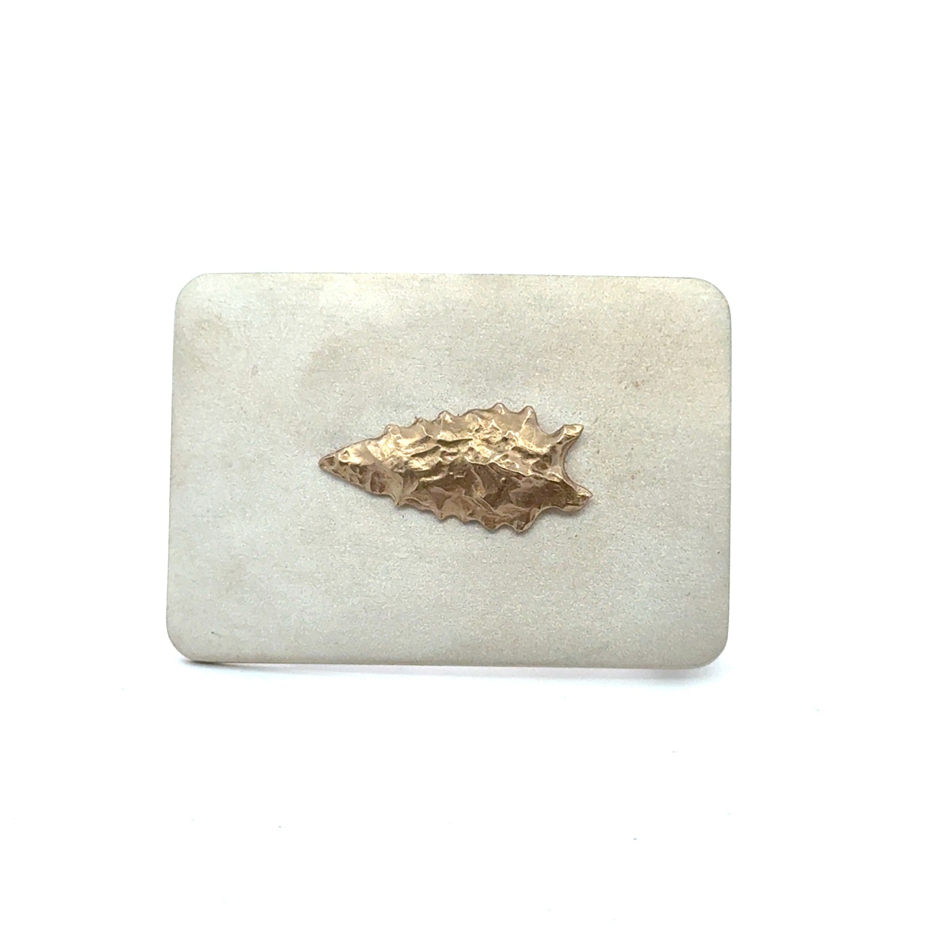 Brass Arrowhead Belt Buckle - Kelly Wade Jewelers