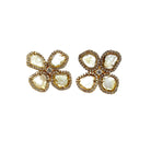 Diamond Flower Earrings - Kelly Wade Jewelers