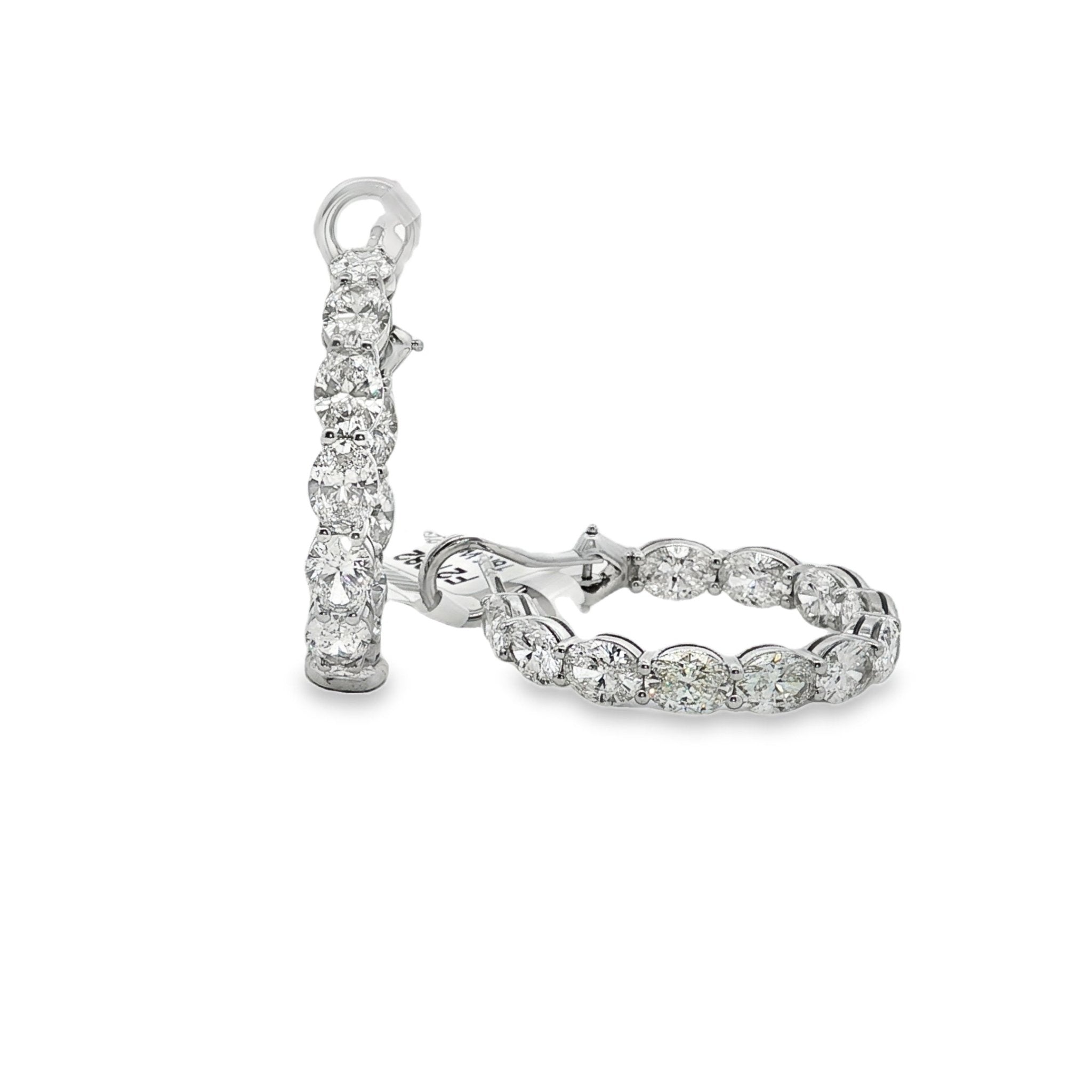 Diamond Hoops - Kelly Wade Jewelers