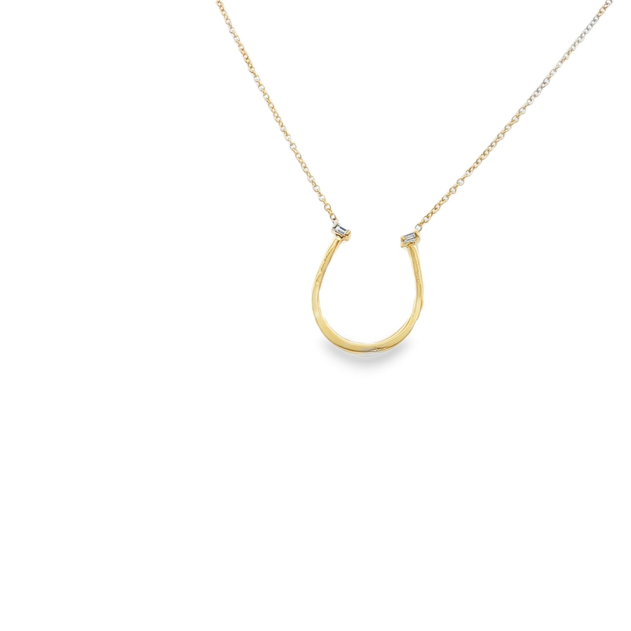 Diamond Horseshoe Necklace - Kelly Wade Jewelers