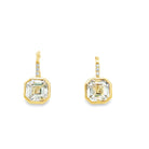 Diamond Rock Crystal Earrings - Kelly Wade Jewelers