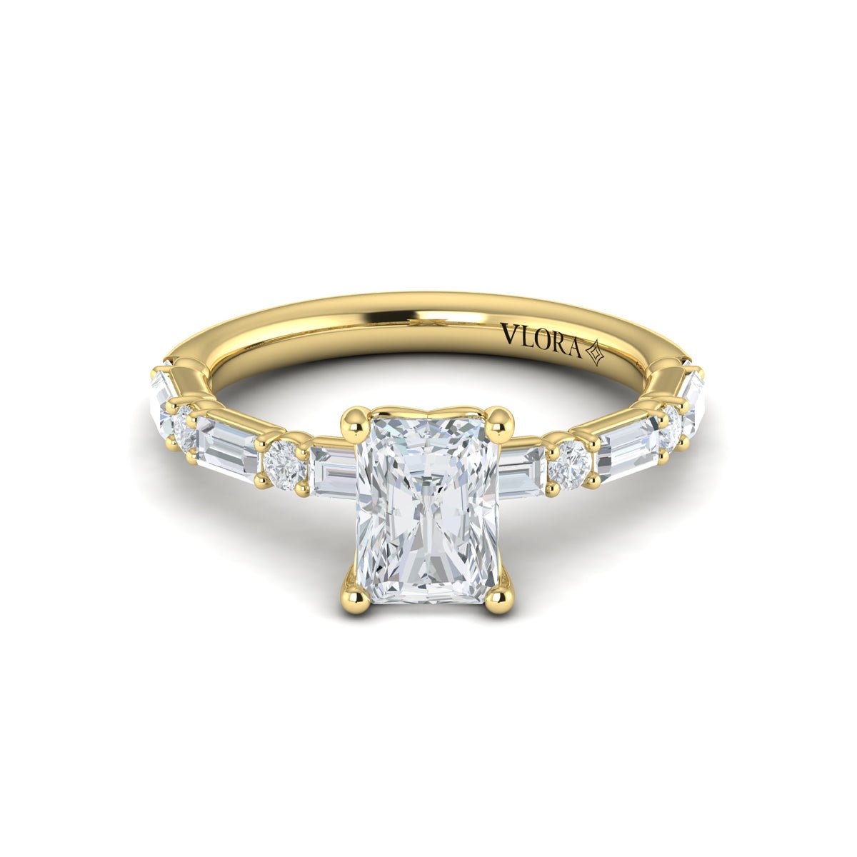 Emerald Cut Art Deco Ring - Kelly Wade Jewelers