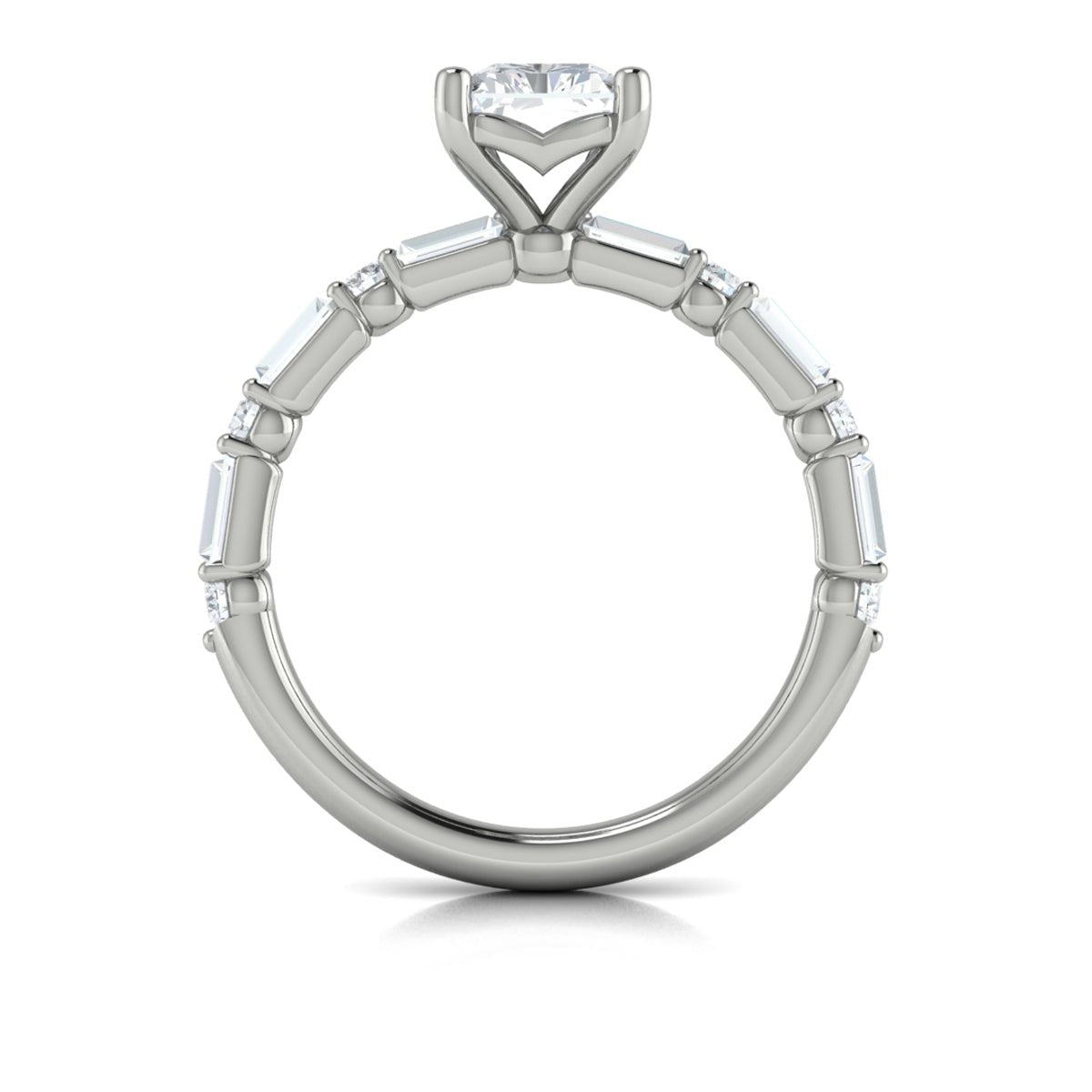 Emerald Cut Art Deco Ring - Kelly Wade Jewelers