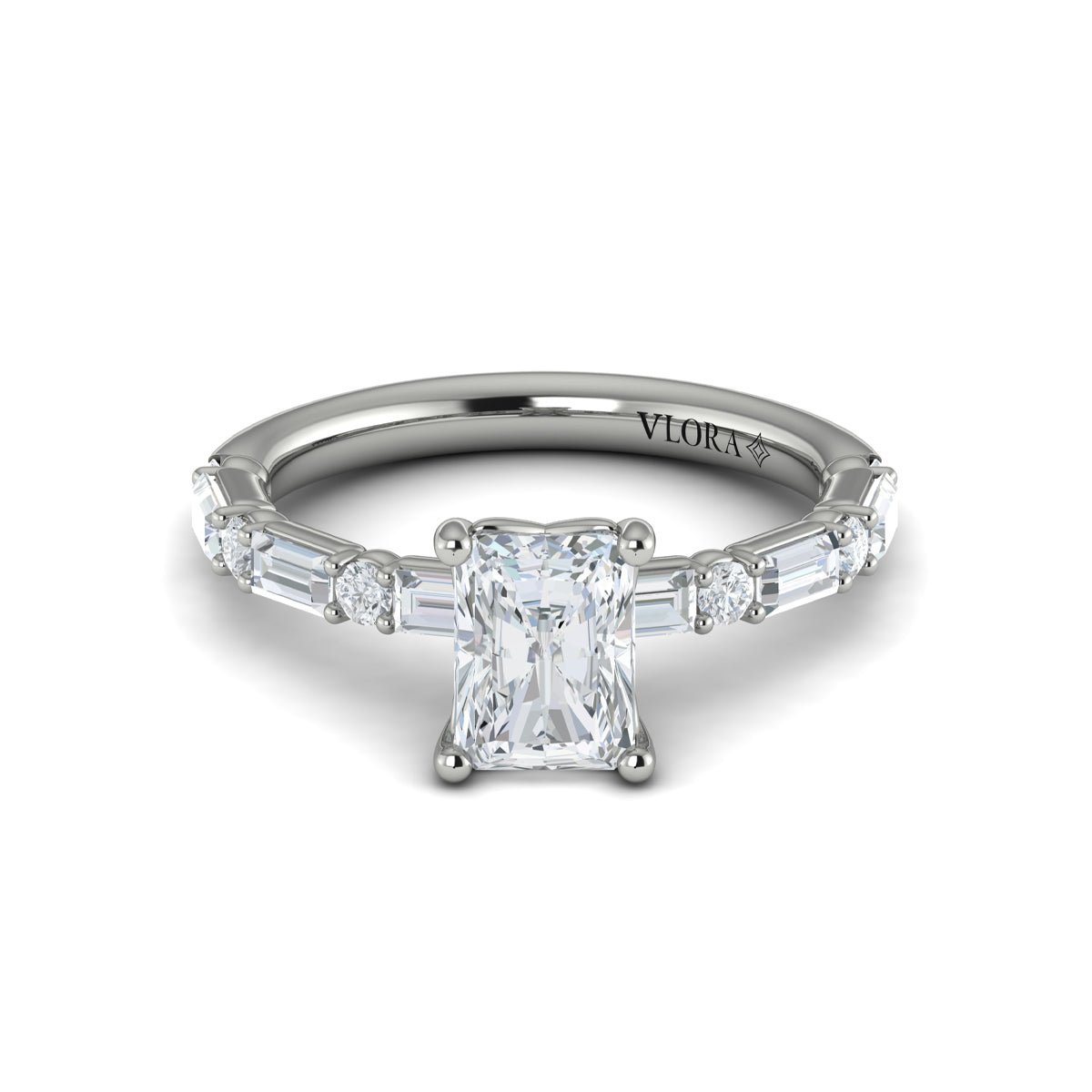 Emerald Cut Art Deco Ring - Kelly Wade Jewelers