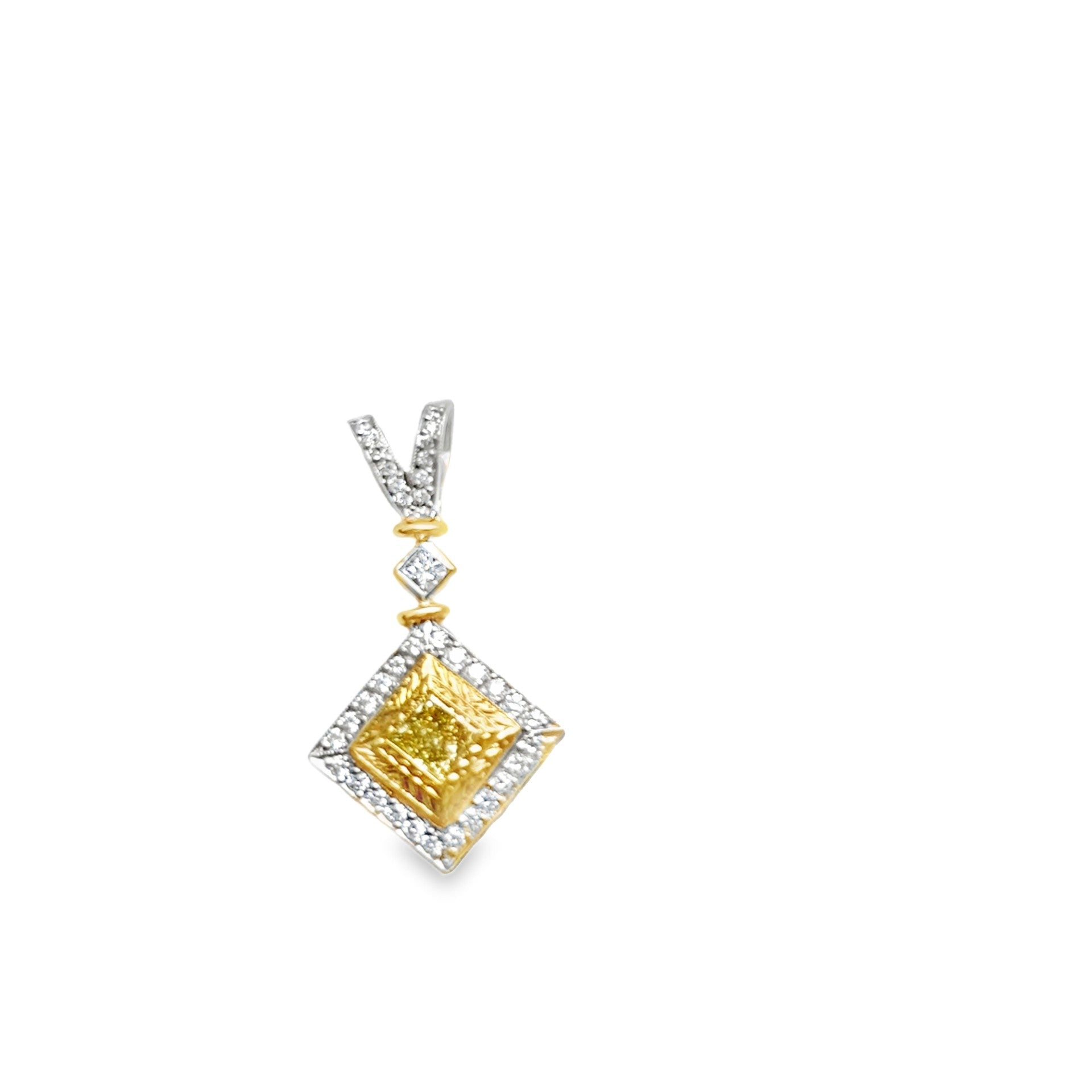 Estate 18k two tone diamond an - Kelly Wade Jewelers