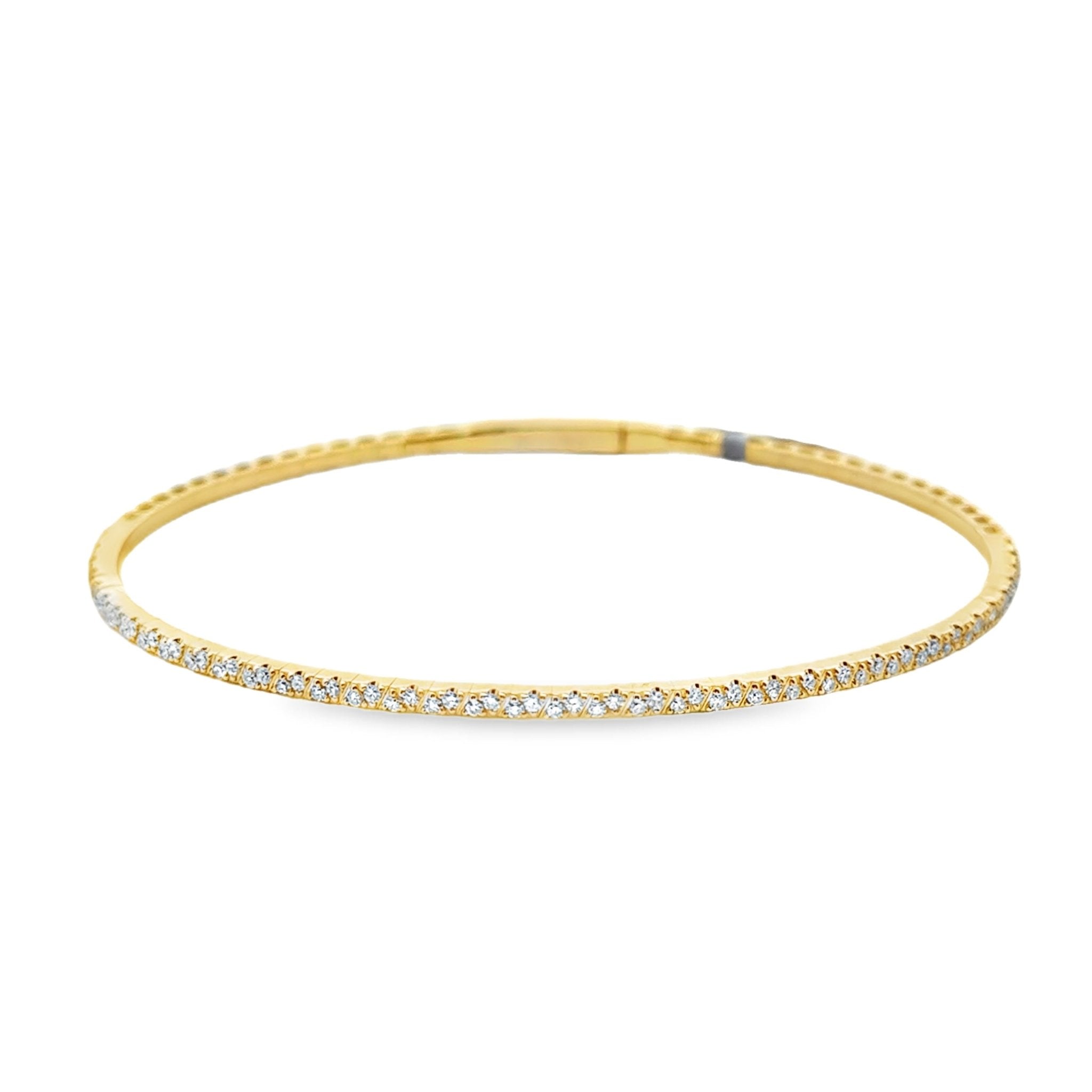 Gold Small Triangle Flex Bracelet - Kelly Wade Jewelers