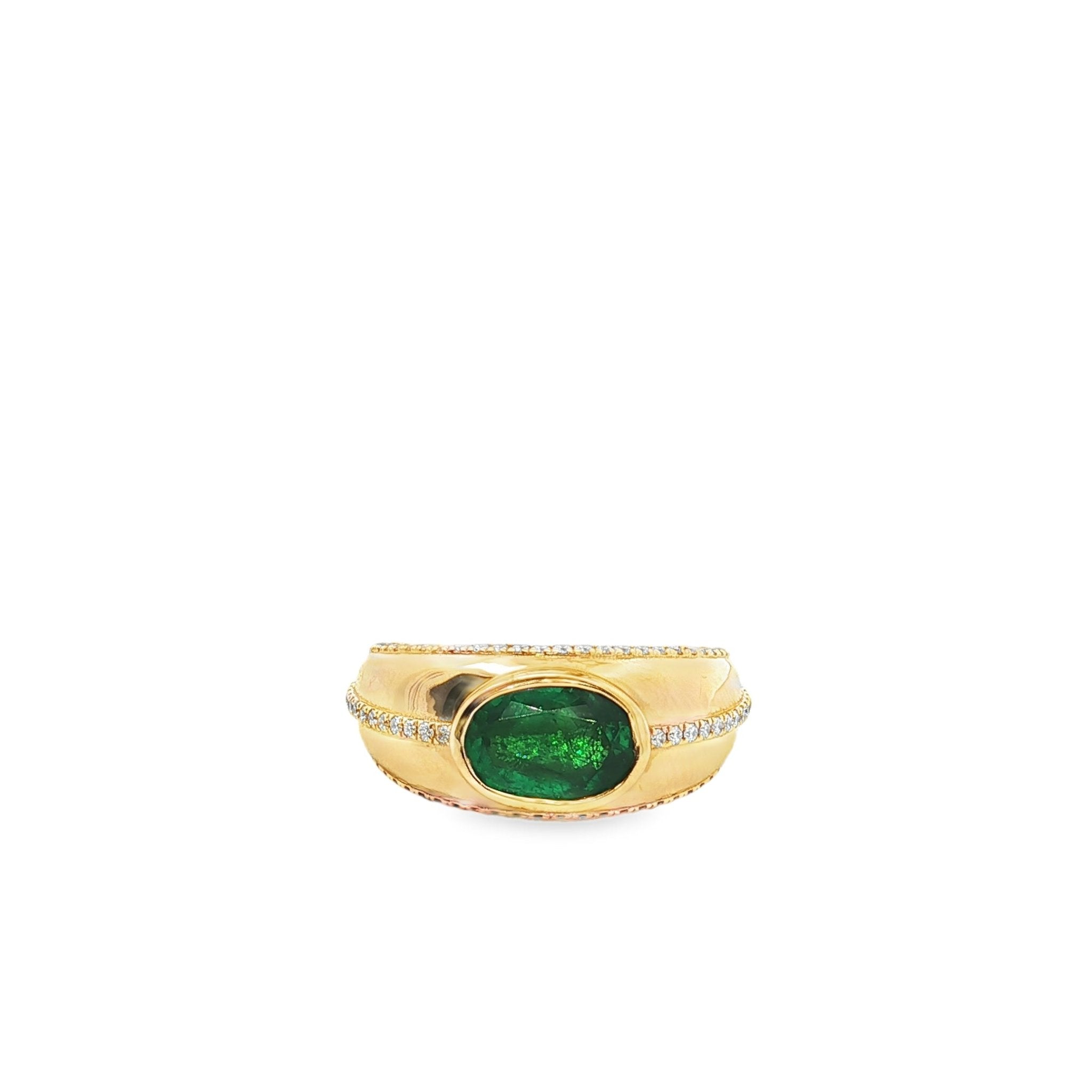 Goshwara 18k yellow gold bezel - Kelly Wade Jewelers