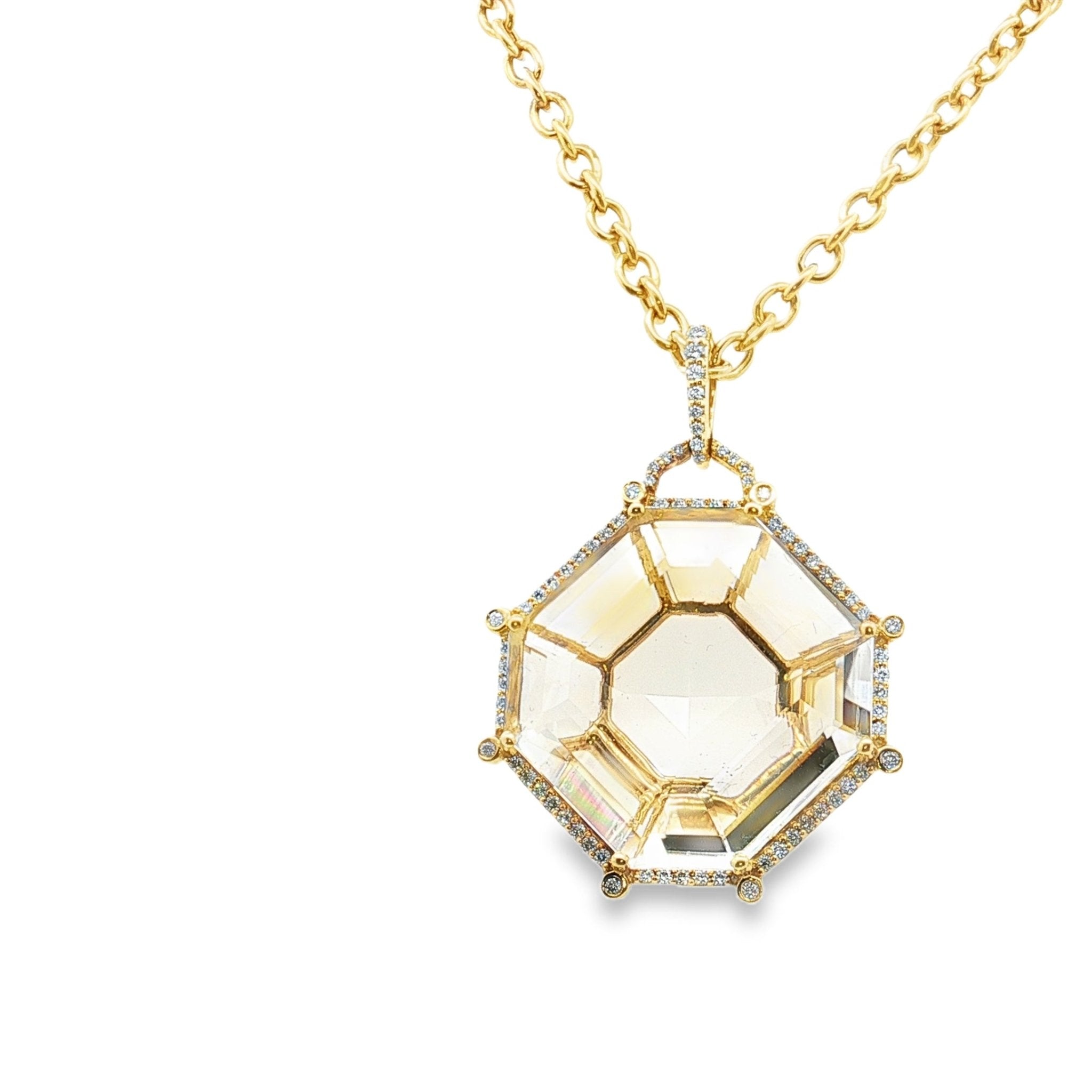 Goshwara 18k yellow gold octag - Kelly Wade Jewelers