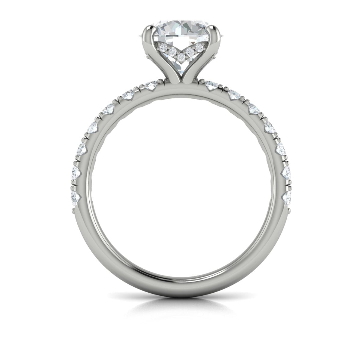 Hidden Halo Engagement Ring - Kelly Wade Jewelers