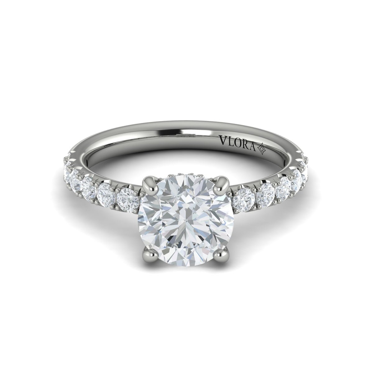 Hidden Halo Engagement Ring - Kelly Wade Jewelers