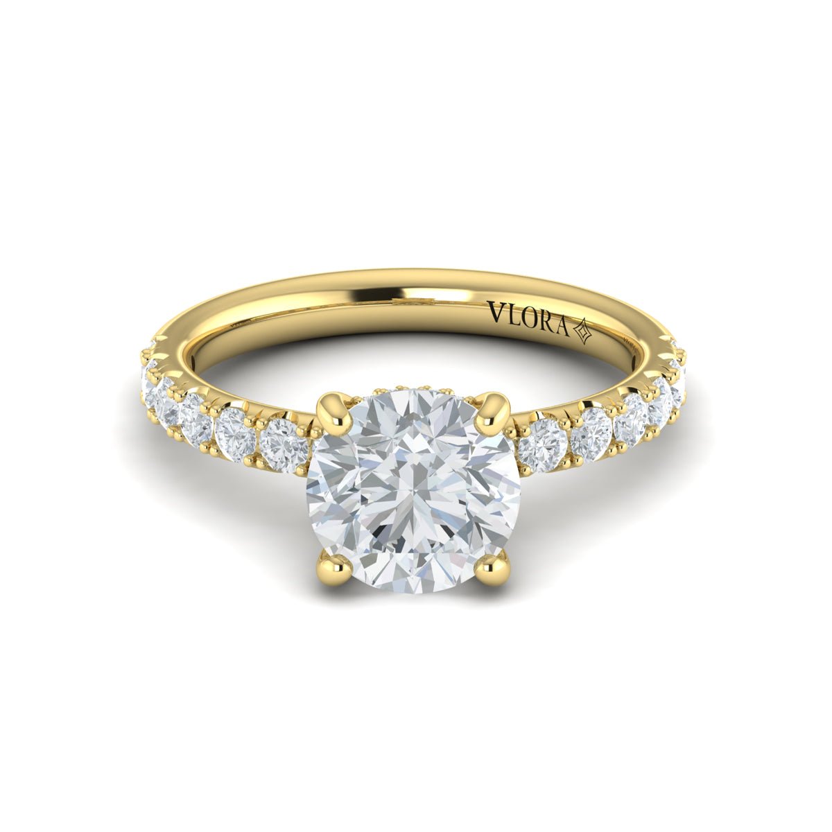Hidden Halo Engagement Ring - Kelly Wade Jewelers