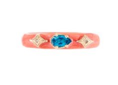 London Blue Topaz Ring - Kelly Wade Jewelers