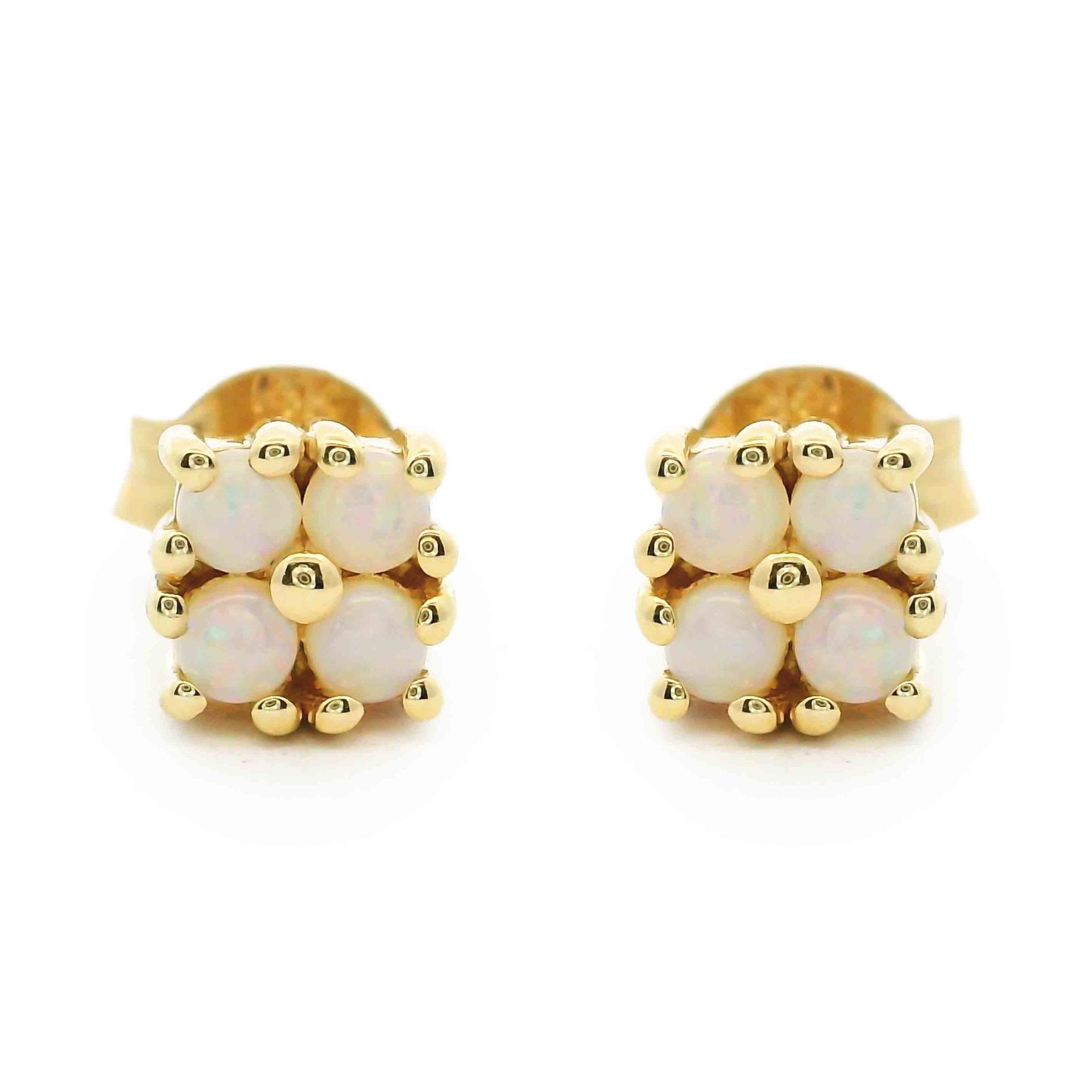 Opal Flower Earrings - Kelly Wade Jewelers Store