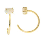 Opal Open Hoops - Kelly Wade Jewelers Store