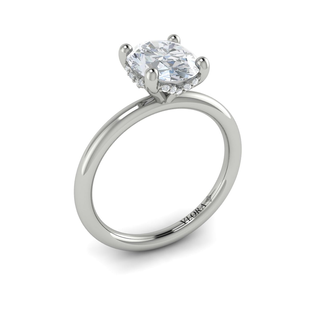 Oval Solitaire Engagement Ring - Kelly Wade Jewelers