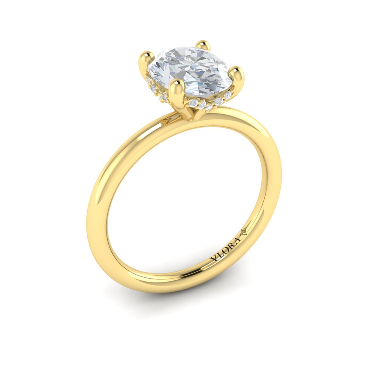 Oval Solitaire Engagement Ring - Kelly Wade Jewelers