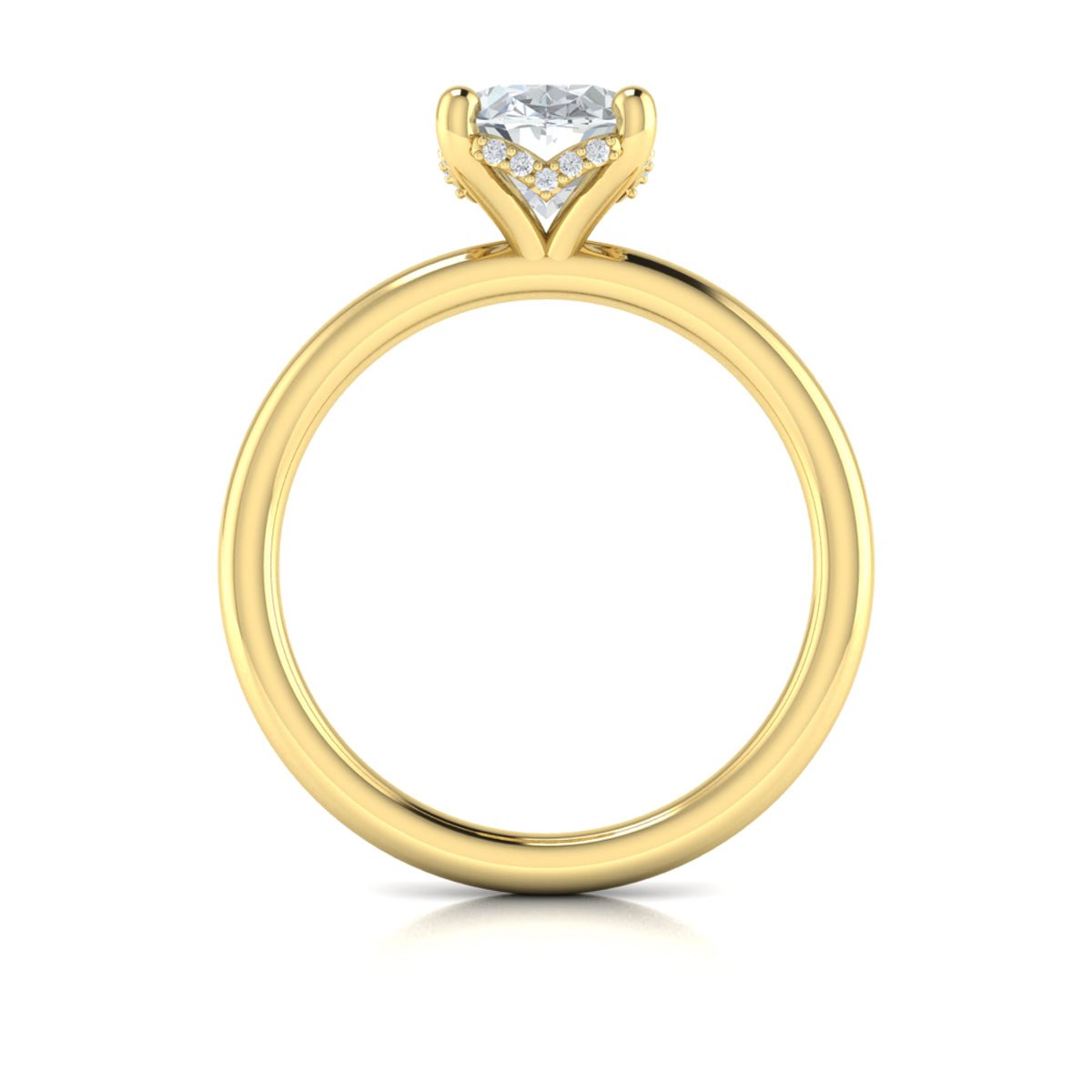 Oval Solitaire Engagement Ring - Kelly Wade Jewelers