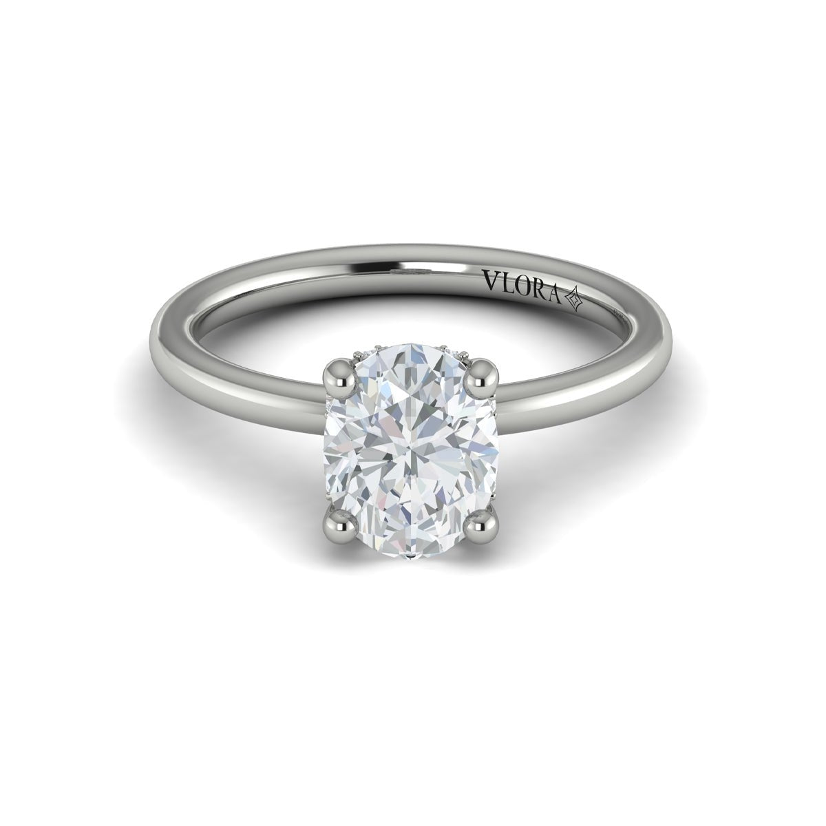 Oval Solitaire Engagement Ring - Kelly Wade Jewelers