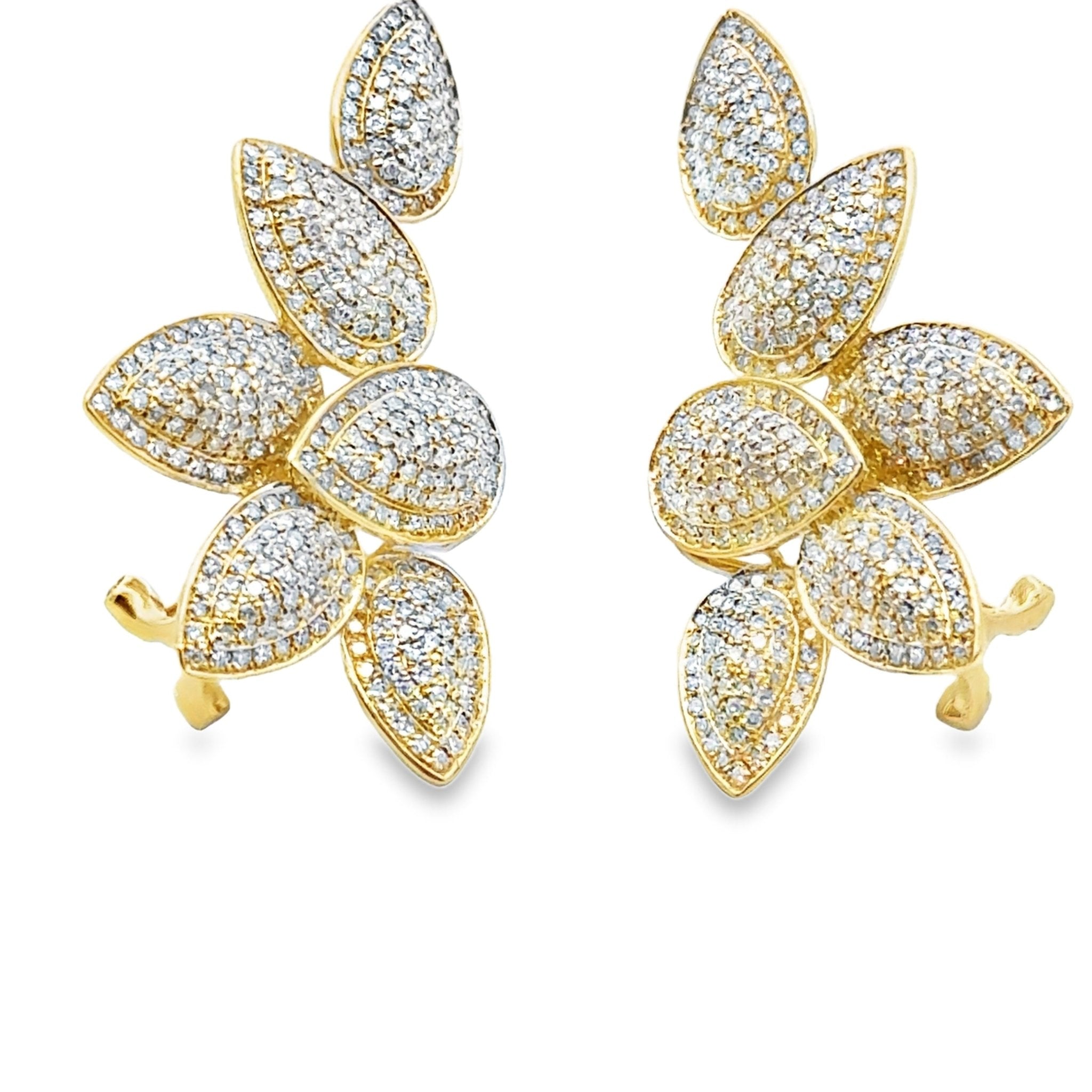 Pear Shaped Climber Earrings - Kelly Wade Jewelers