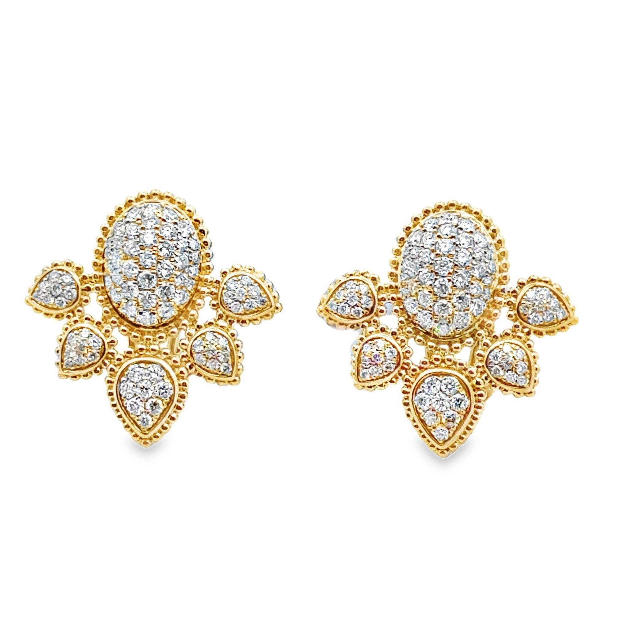 Pear Shaped Fan Earrings - Kelly Wade Jewelers