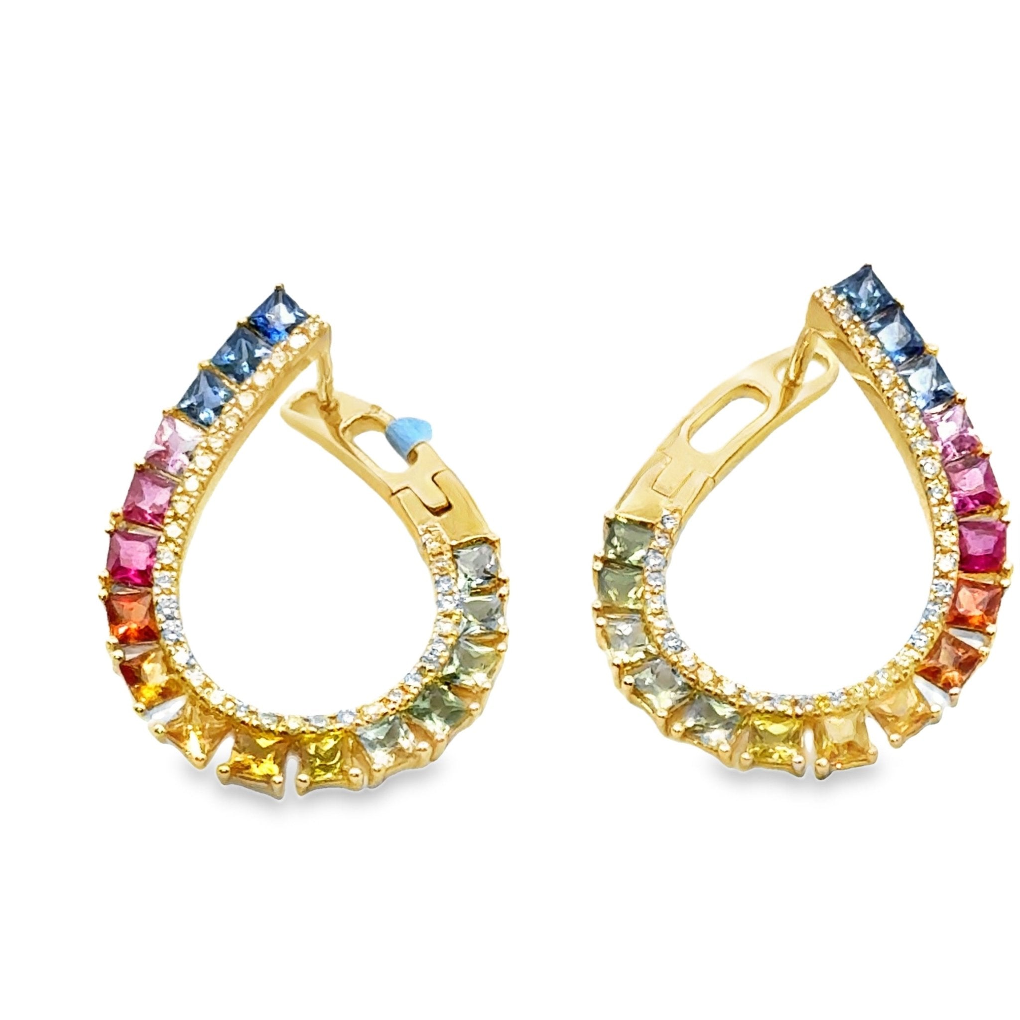 Rainbow Curve Earrings - Kelly Wade Jewelers