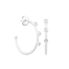 Sapphire Hoops - Kelly Wade Jewelers