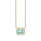 Topaz Diamond Necklace - Kelly Wade Jewelers