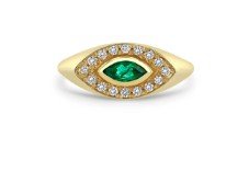 Zoe Chicco Evil Eye Ring - Kelly Wade Jewelers