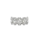 14k white gold 5 oval diamonds - Kelly Wade Jewelers
