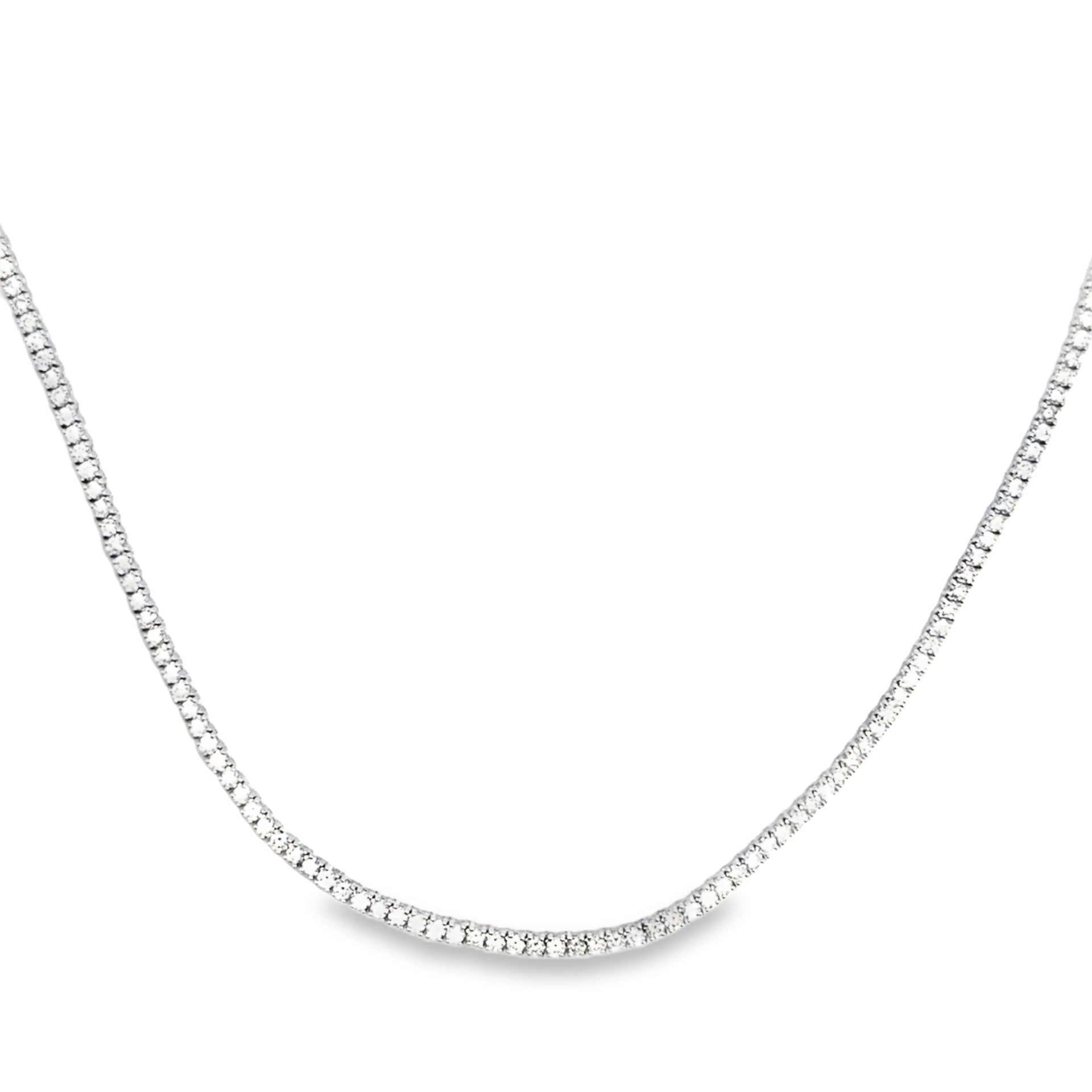 14k white gold diamond tennis - Kelly Wade Jewelers