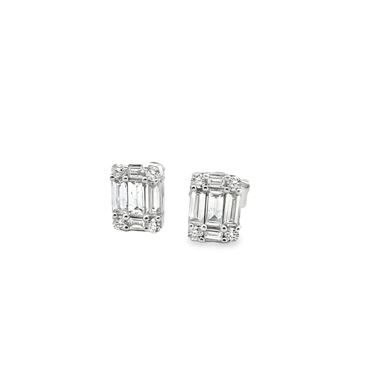 14k white gold illusion set di - Kelly Wade Jewelers