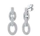 14k white gold pave and round - Kelly Wade Jewelers