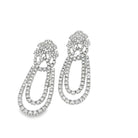 14k white gold pear shapes top - Kelly Wade Jewelers