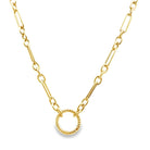 14k yellow gold 3 to 1 mixed l - Kelly Wade Jewelers