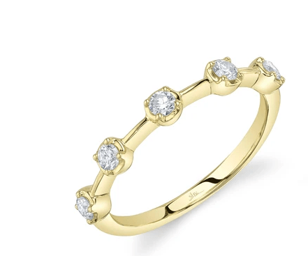 14k yellow gold 5 crown set sp - Kelly Wade Jewelers