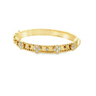 14k yellow gold 5 diamond flow - Kelly Wade Jewelers